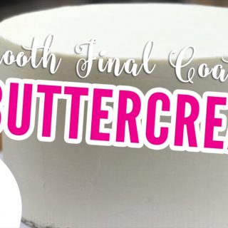 How to do a final coat of buttercream