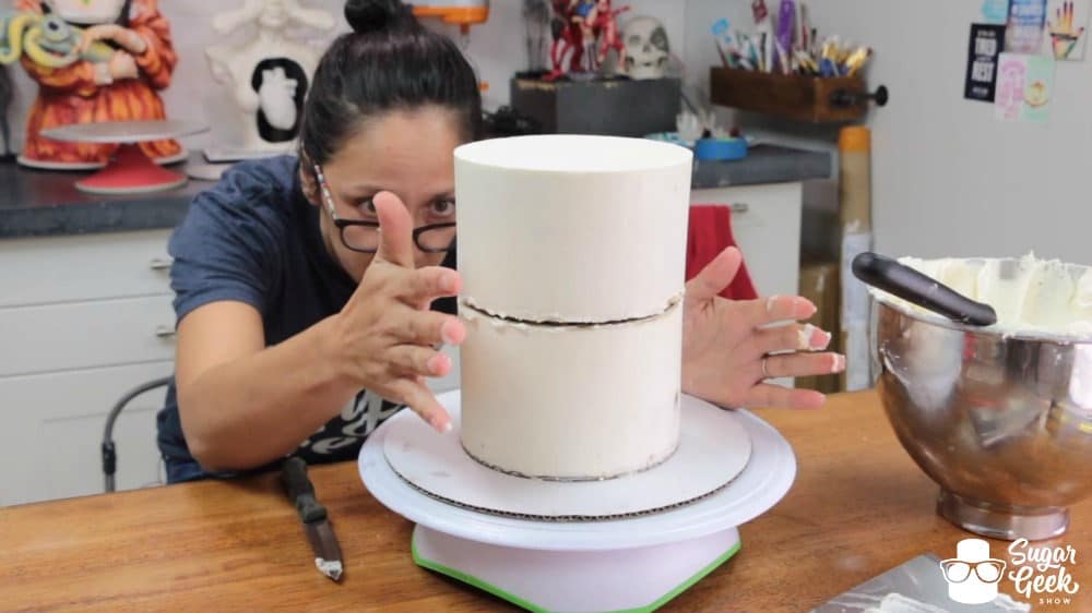 How to make a double barrel cake