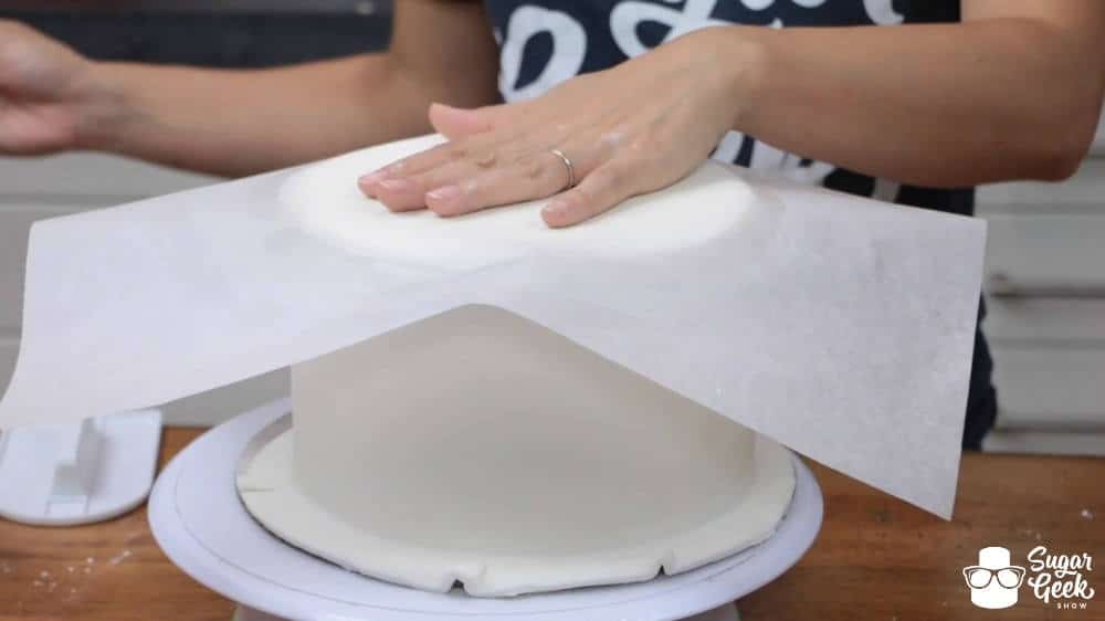 How to get sharp fondant edges