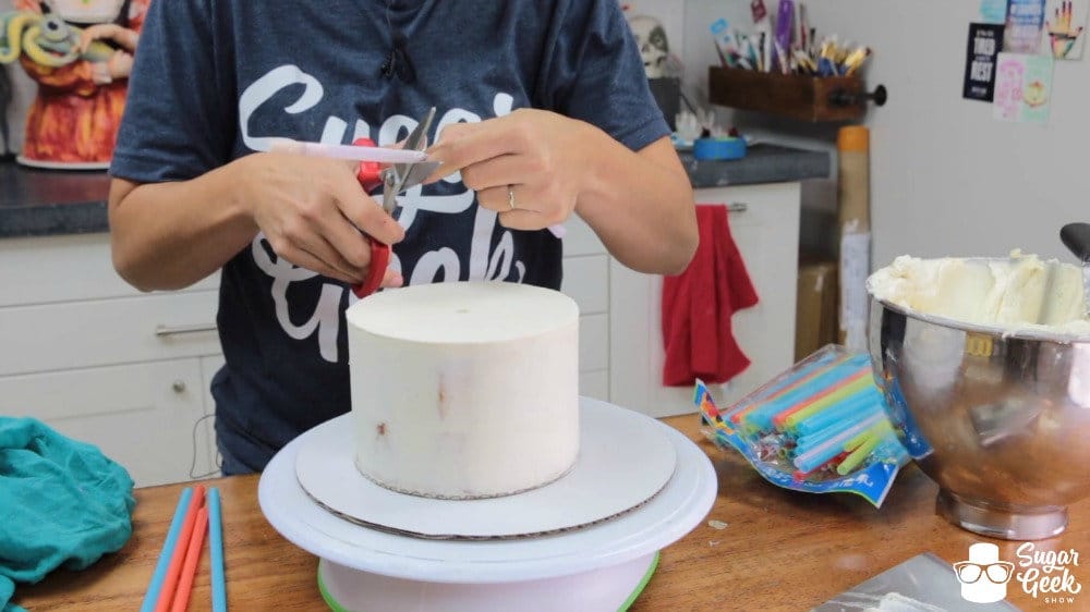 How to Make a Tall Cake (Double Barrel Cake) 