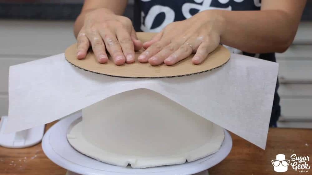 How to get sharp fondant edges