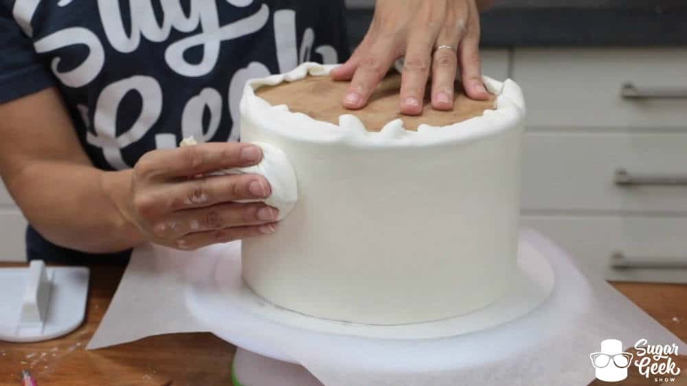 How to get sharp fondant edges