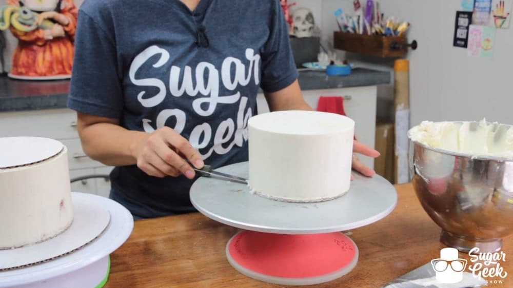 How to make a double barrel cake