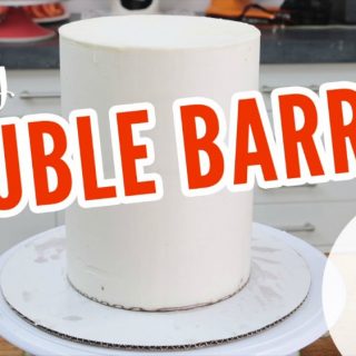 How to make a double barrel cake
