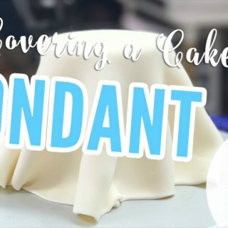 How to cover a cake in fondant