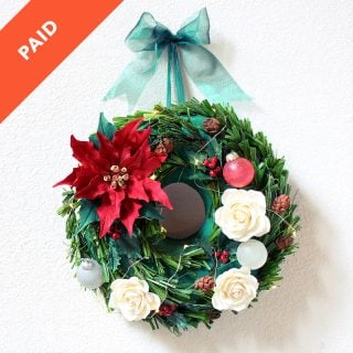 Hanging Christmas Wreath Cake Tutorial