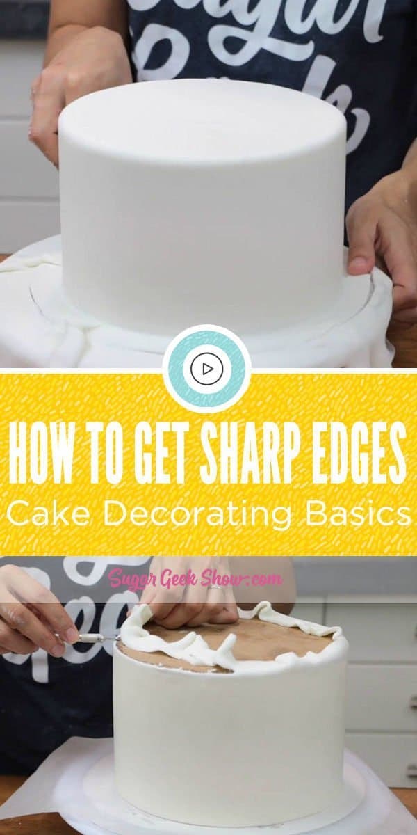 Cake Decorating Basics: How to get Sharp Edges