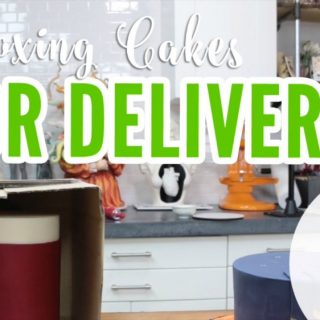 How to box a cake for delivery