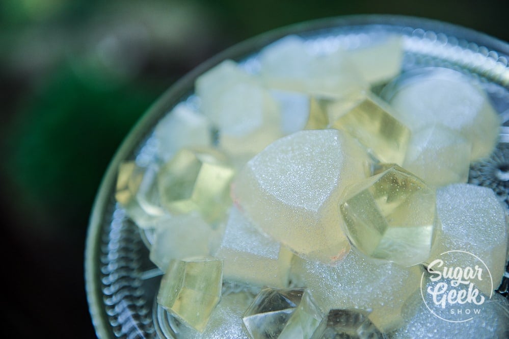 edible glitter gummy