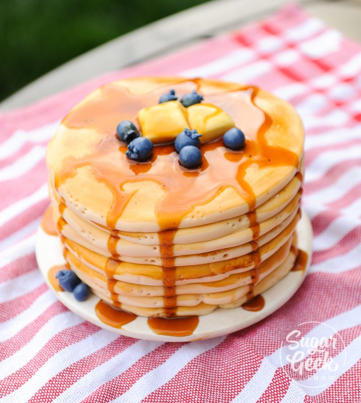 Pancake Cake + Pancake Flavored Cake Recipe Sugar Geek Show