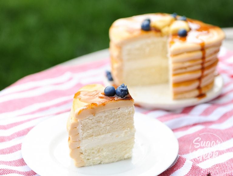 Pancake Cake + Pancake Flavored Cake Recipe Sugar Geek Show