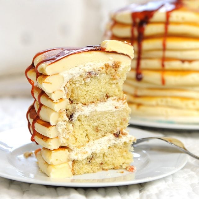 Pancake Cake + Pancake Flavored Cake Recipe Sugar Geek Show