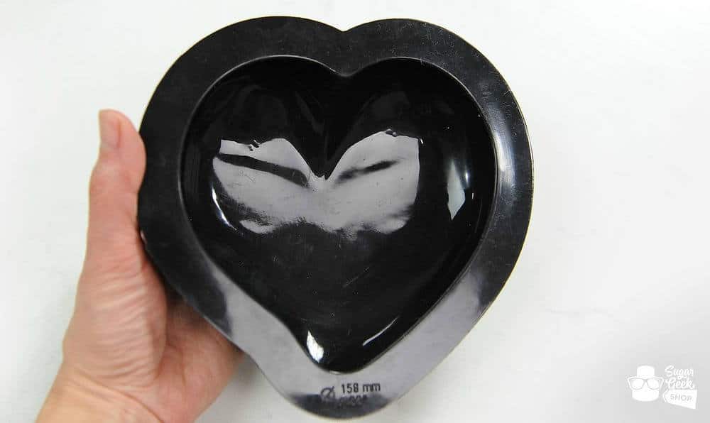 Mirror Glaze Cake Heart Mold