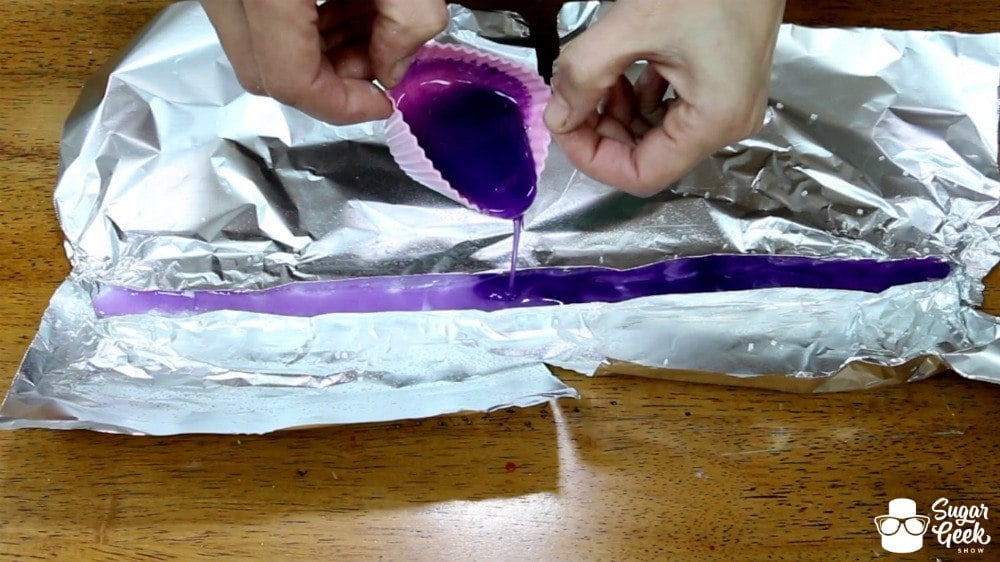 Edible Geode Heart Cake Topper