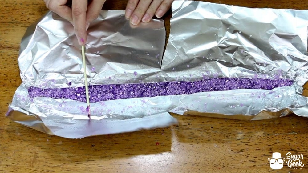 Edible Geode Heart Cake Topper