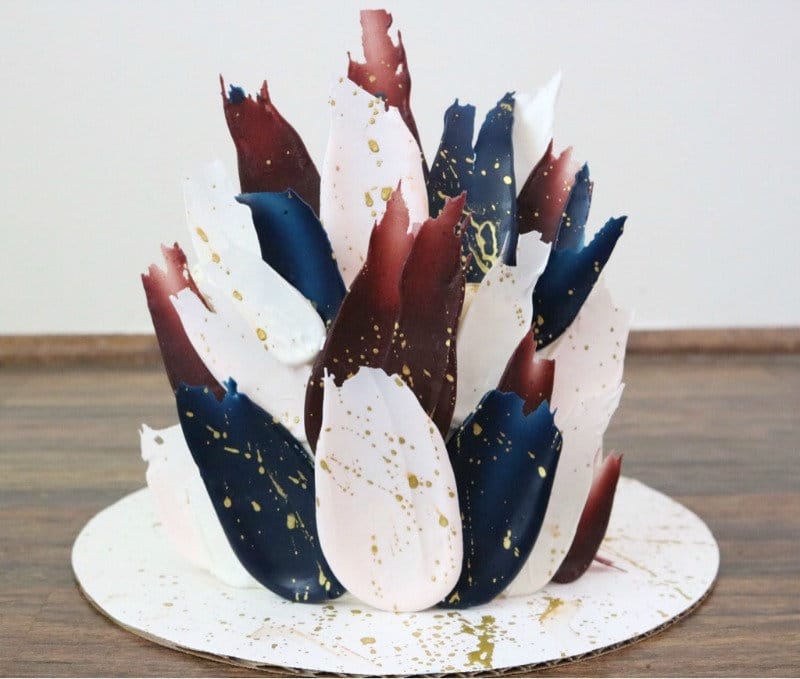 Brushstroke Cake