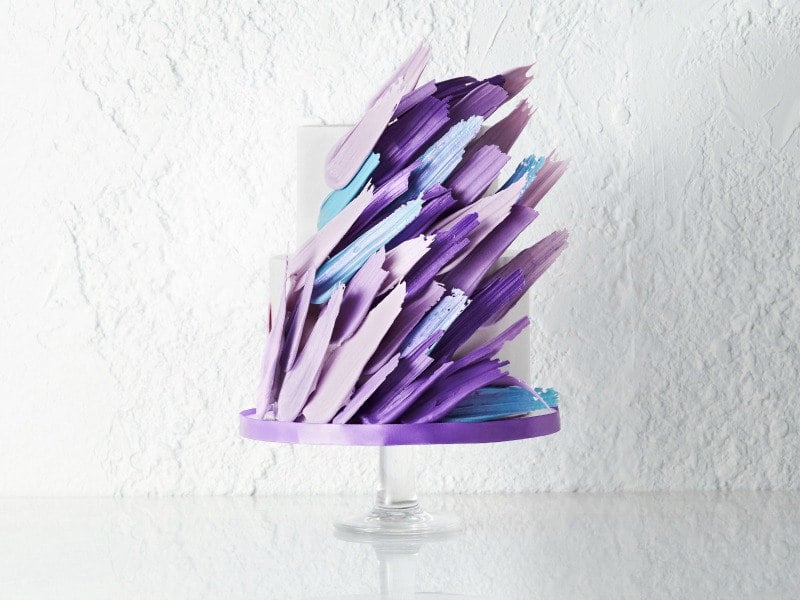 Brushstroke Cake