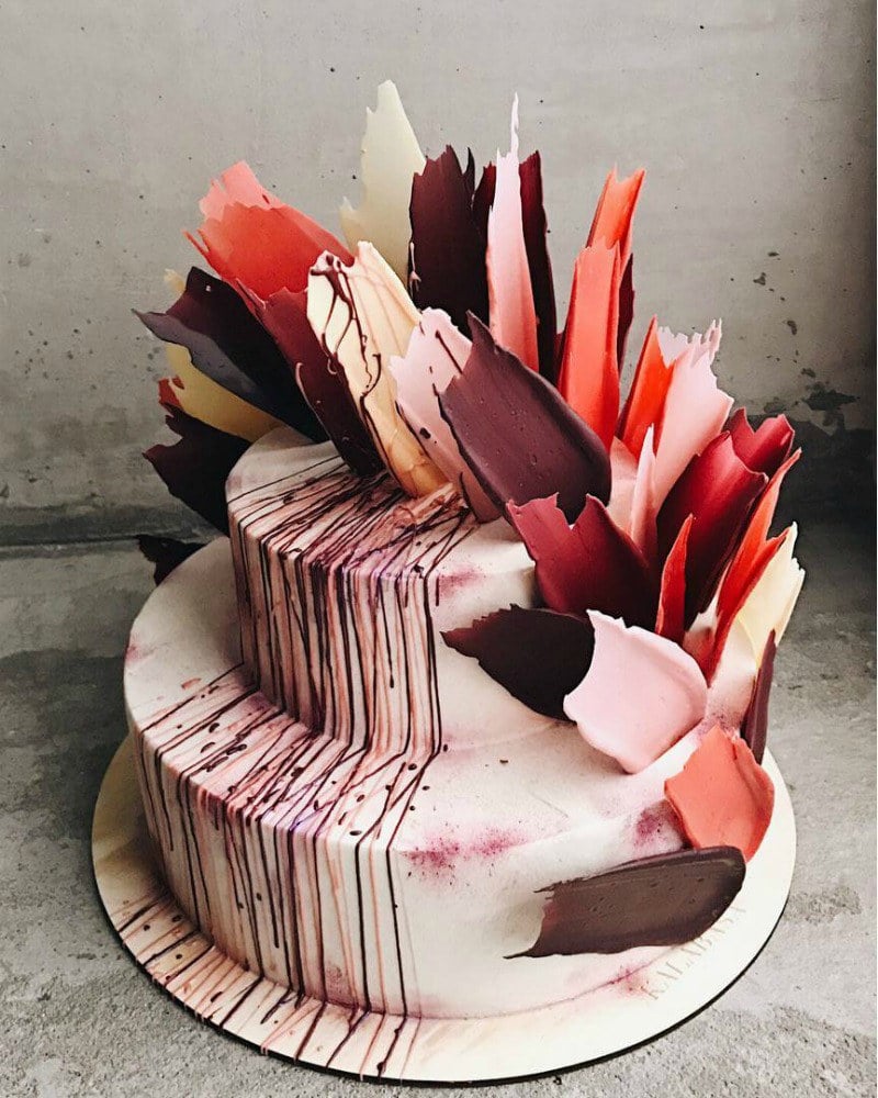 Brushstroke Cake