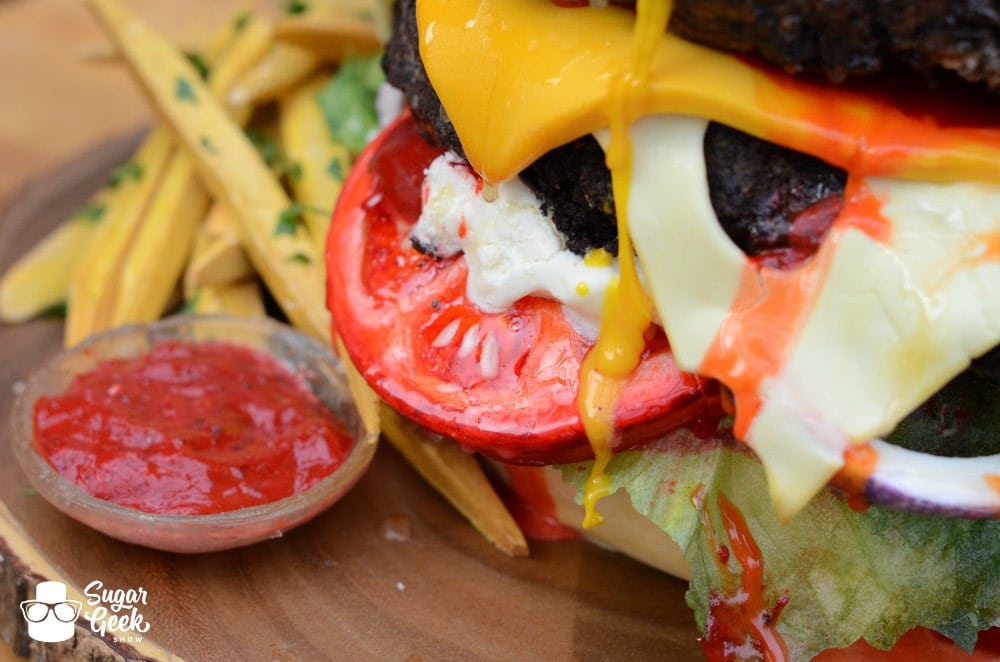 Giant Burger Cake Giant Fondant Fries