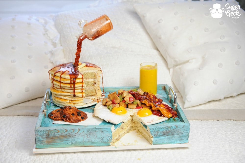 Breakfast in bed cake