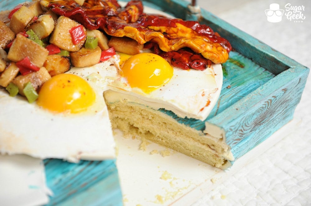 Breakfast in bed cake