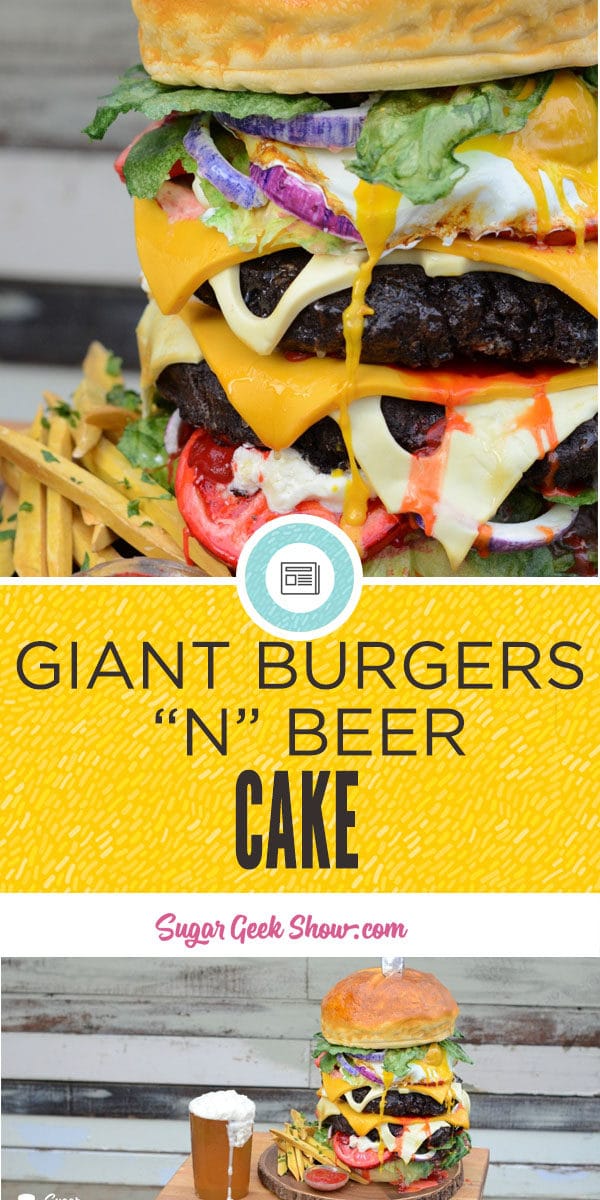 Giant Burgers and Beer Cake