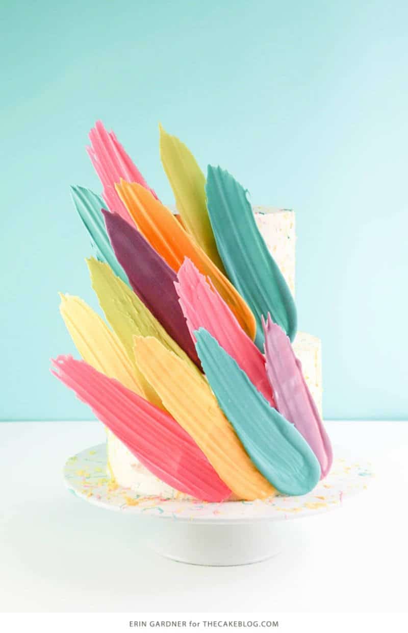 Brushstroke Cake