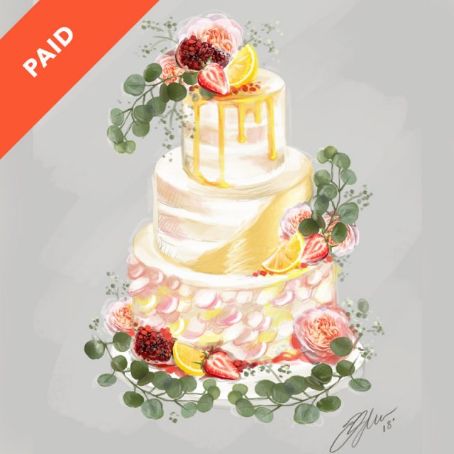 Cake Sketching Tutorial