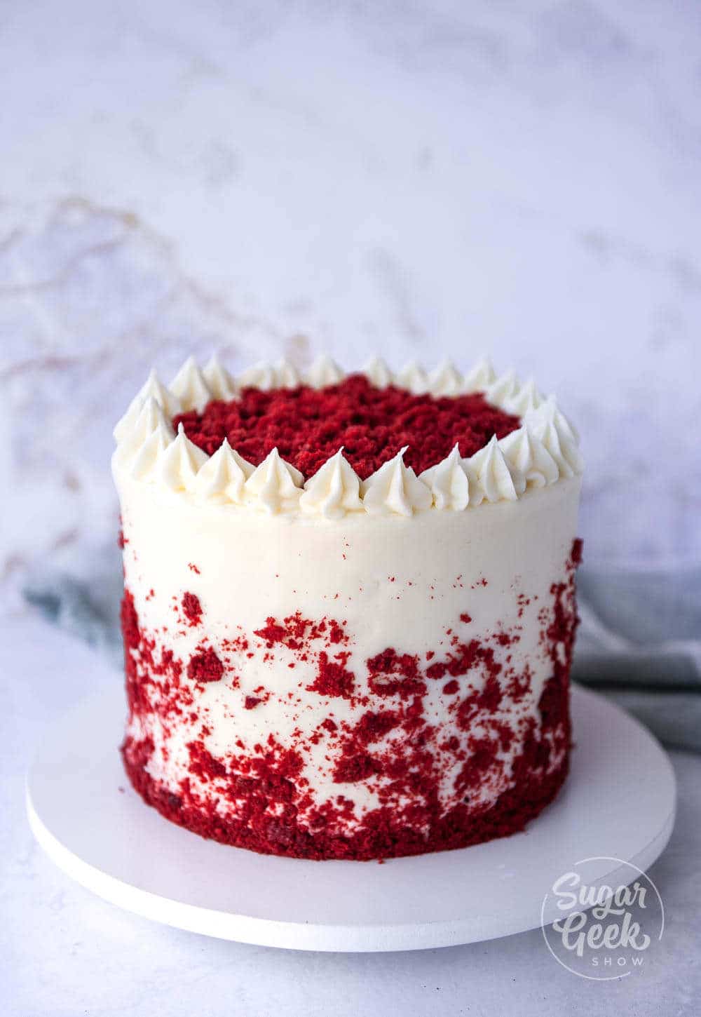 Classic Red Velvet Cake Recipe Cream Cheese Frosting Sugar Geek Show