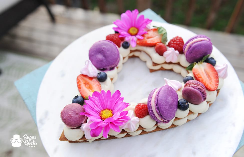 Orange Blossom Almond Cream Tart for Two