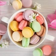 French Macaron Recipe that makes crispy cookies with chewy centers. Step by step instructions on how to make the perfect french macaron