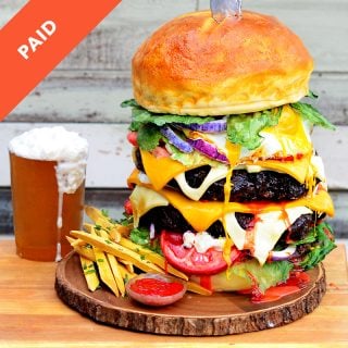 Hamburger Cake with Beer Gummy Tutorial