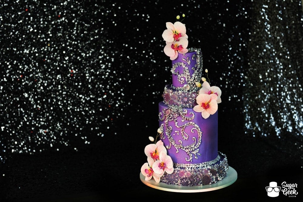 Purple Bling Cake