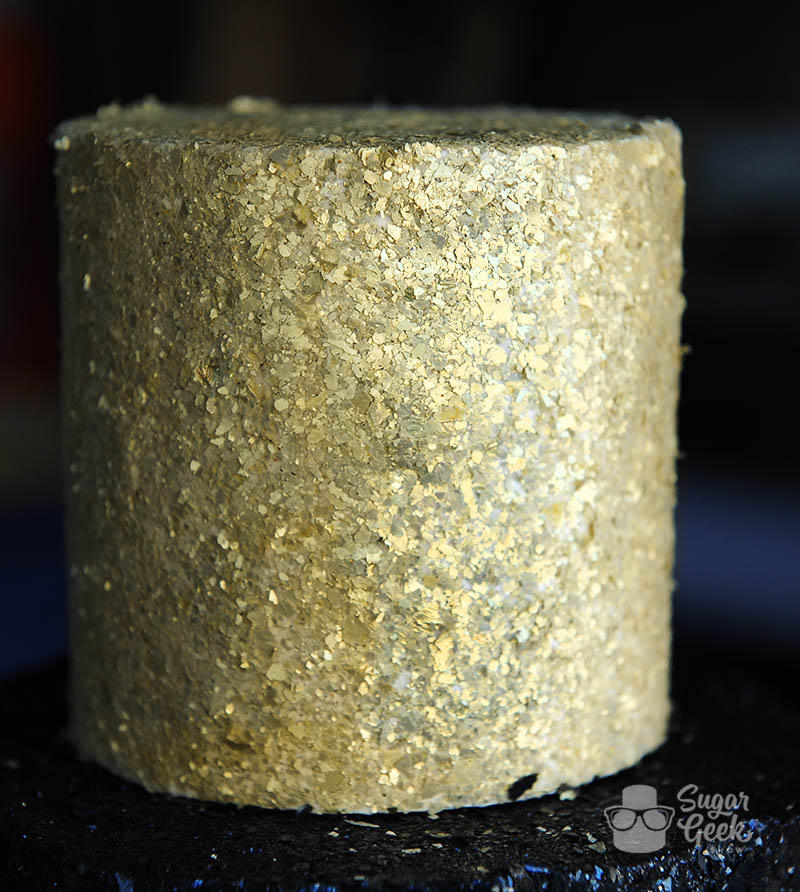 gold edible glitter