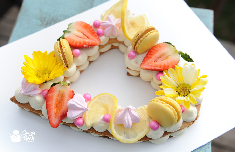 Cream tart recipe + video + cake recipe Sugar Geek Show