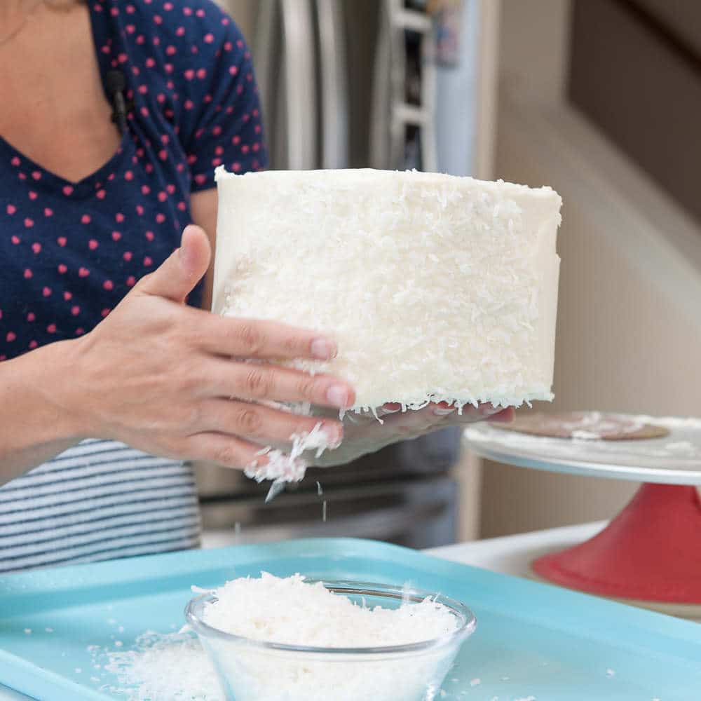 Southern Style Coconut Cake With Cream Cheese Frosting Sugar Geek Show 5409