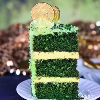 St Patricks Day Cake Green Velvet