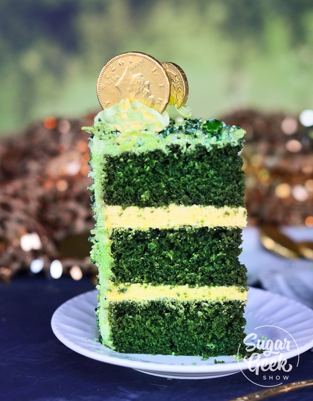 rainbow st patricks day cake