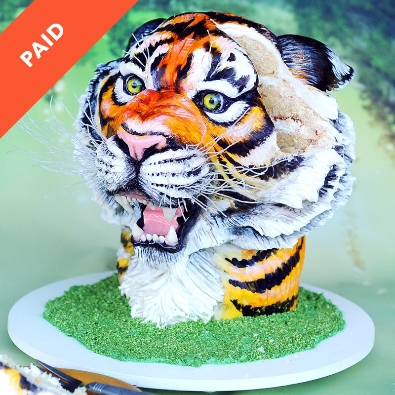 Tiger Cake Tutorial
