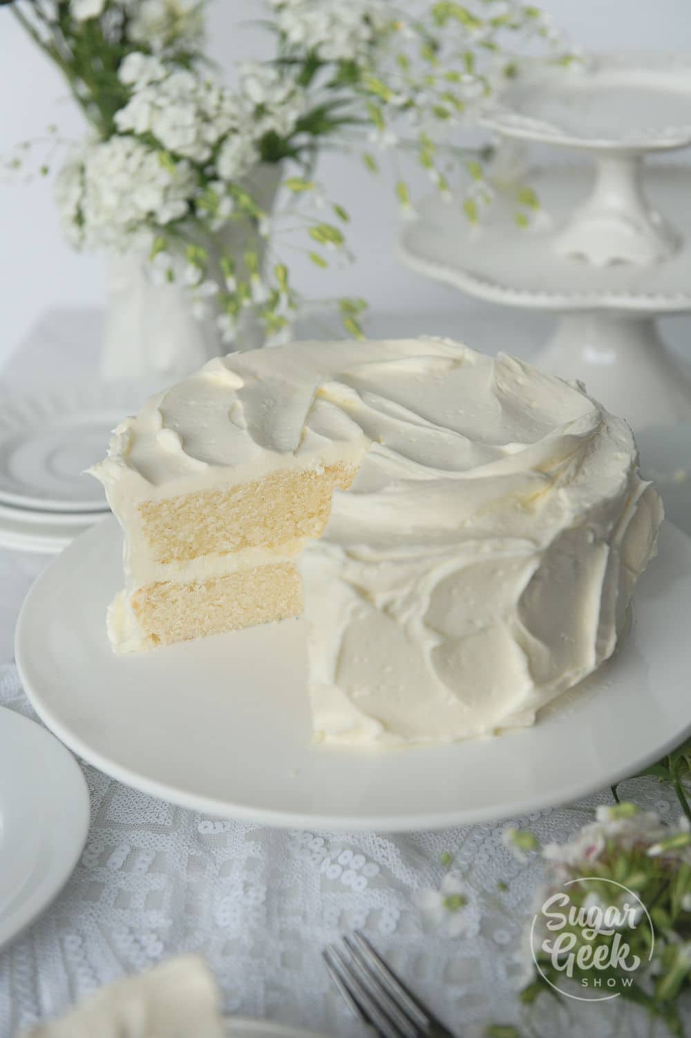 Light Fluffy White Cake Recipe