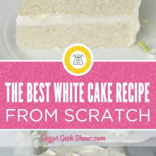 white cake pinterest image