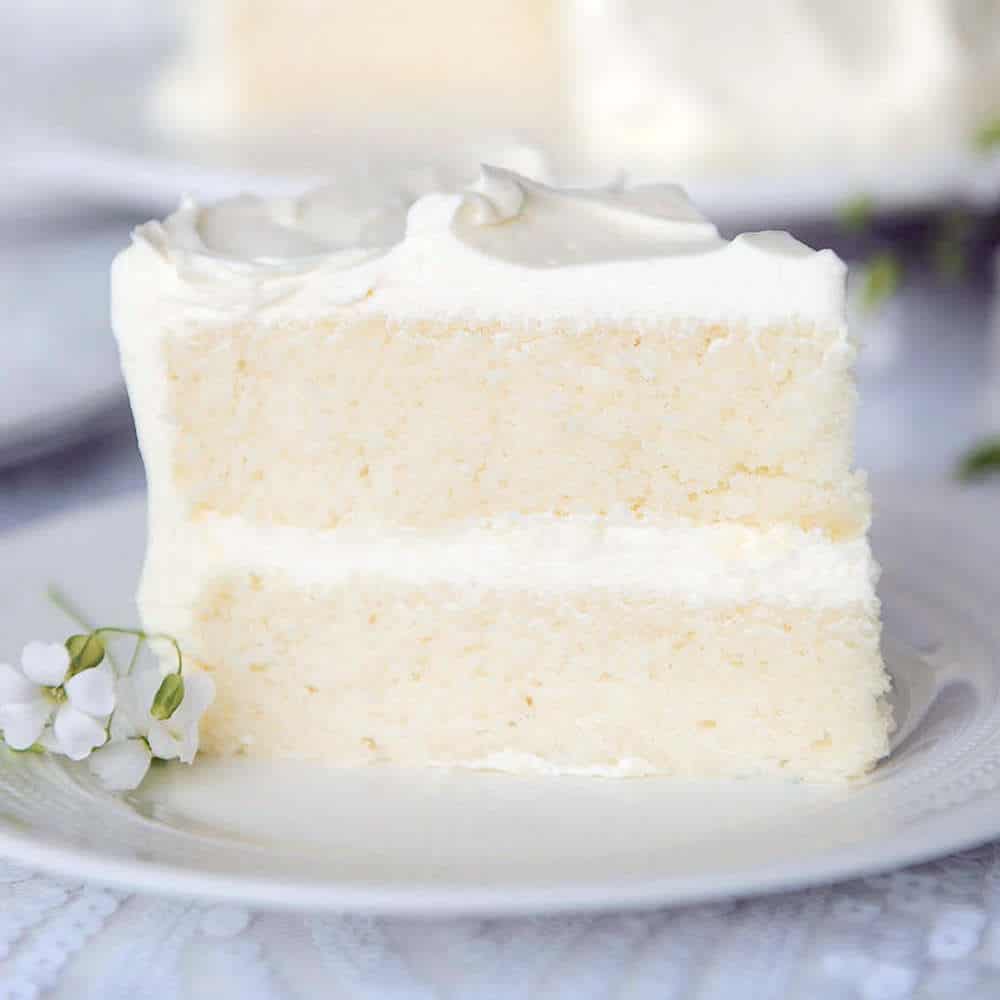 White Cake Recipe From Scratch (Soft and Fluffy)