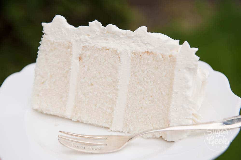 white velvet cake with ermine frosting