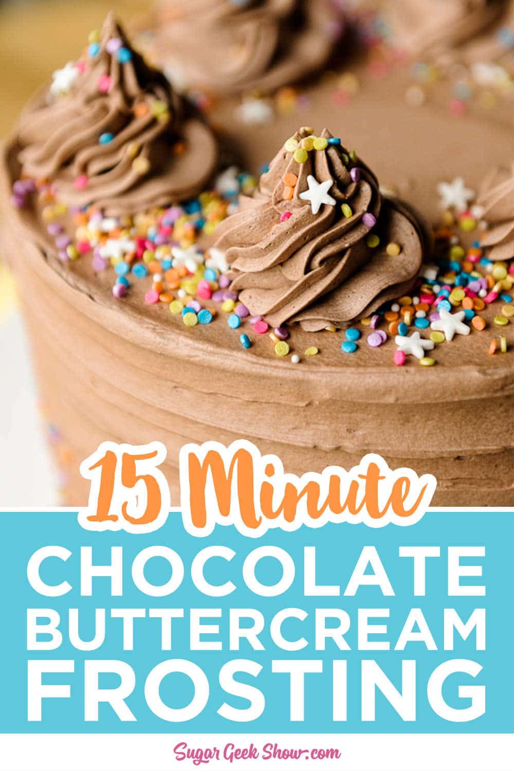 Easy Chocolate Buttercream Frosting + Video Sugar Geek Show