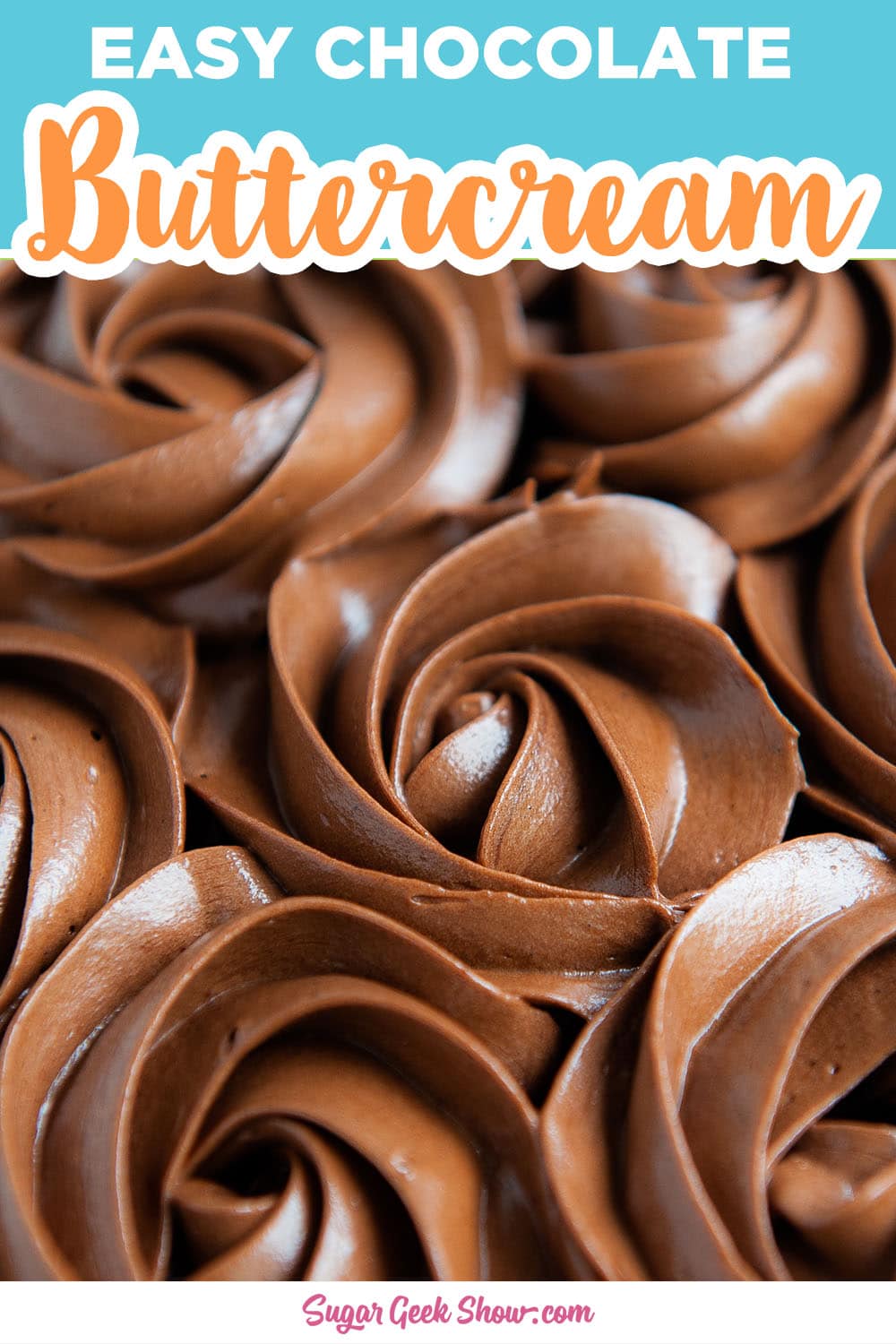 Easy Chocolate Buttercream Frosting + Video Sugar Geek Show