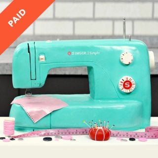 Sewing Machine Cake Tutorial