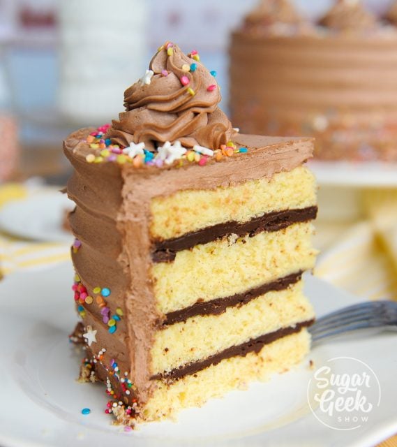 Yellow Cake Recipe (classic) + video tutorial | Sugar Geek Show