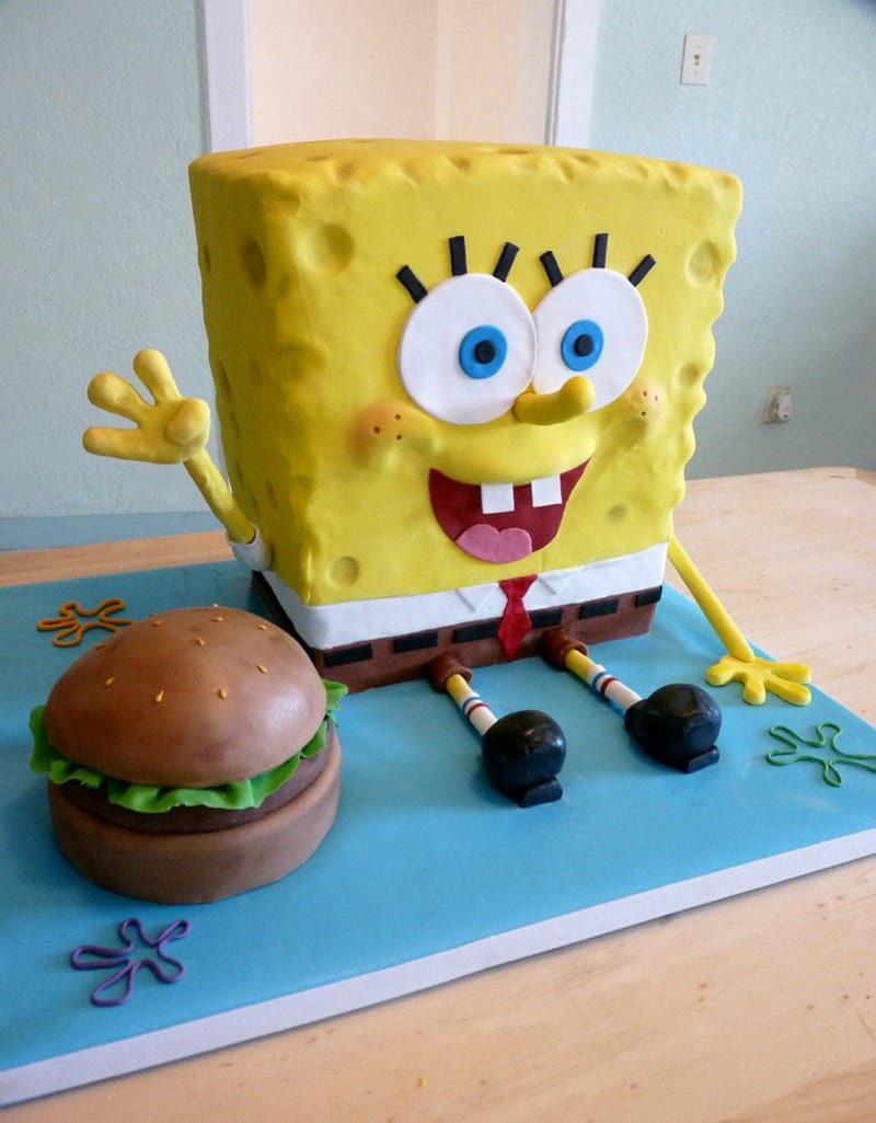 spongebob cake