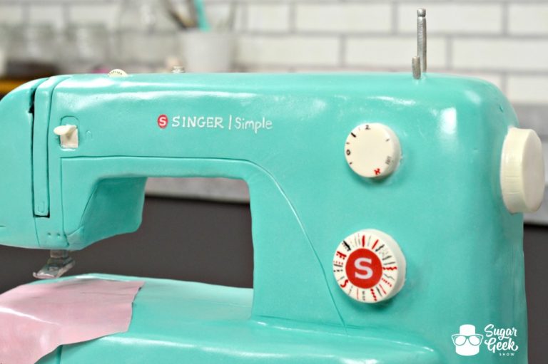 Sewing Machine Cake Tutorial (gravity defying) Sugar Geek Show