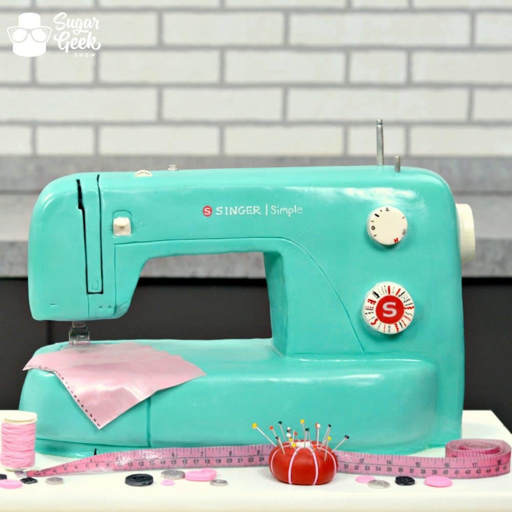 Sewing Machine Cake